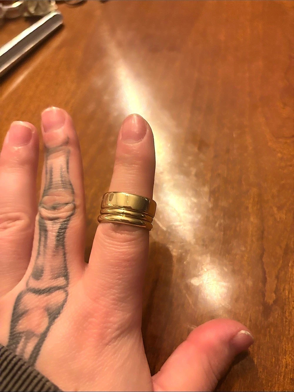 Gold-Tone Ring Set